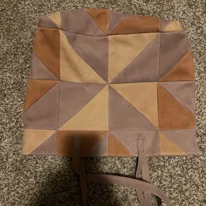Madewell patchwork transport tote